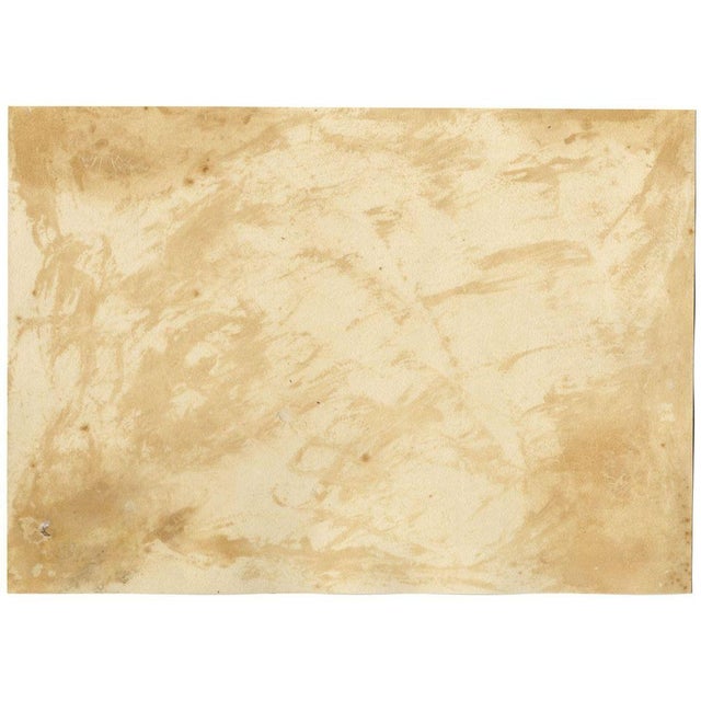 Fishing Nets on Beach, Possibly Brittany, Mid-19th Century, Watercolour Painting For Sale - Image 3 of 4