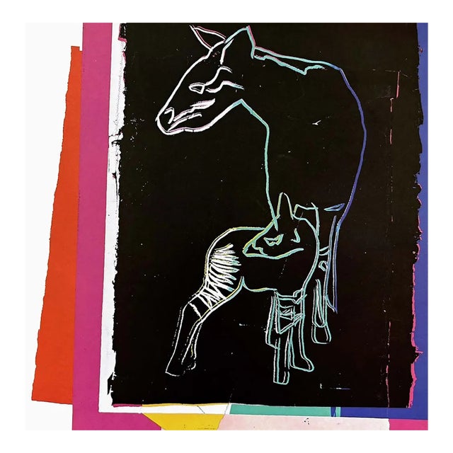 Andy Warhol Okapi 1986 Vanishing Animals For Sale