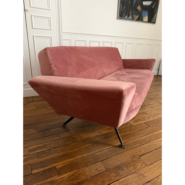 1960s Mid-Century Modern Sofa M538 by Studio Apa for Lenzi, Italy, 1960s For Sale - Image 5 of 12