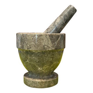 1960s Stone Mortar and Pestle For Sale
