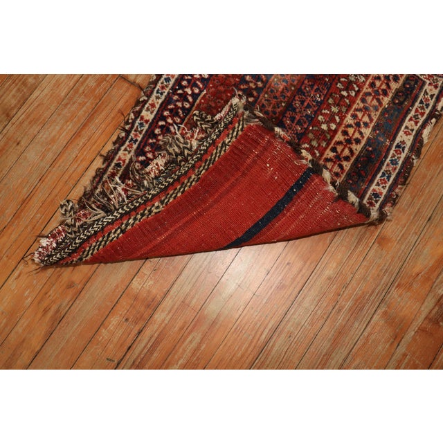 Persian 19th Century Zabihi Collection Persian Bagface Rug - 1'6" x 2'2" For Sale - Image 3 of 5