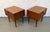 Mid-Century Walnut and Brass Night Stands by Furnette Furniture Company For Sale - Image 4 of 17