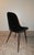 Contemporary Black Velvet Dining Chairs, Italy, 1960s, Set of 4 For Sale - Image 3 of 16
