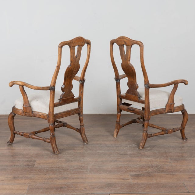 Pair, 18th Century Swedish Baroque Armchairs For Sale - Image 16 of 16