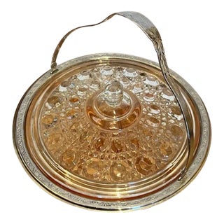 Mid 20th Century Federal Indiana Glass Candy Dish For Sale