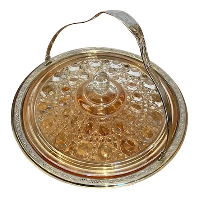 Mid 20th Century Federal Indiana Glass Candy Dish For Sale