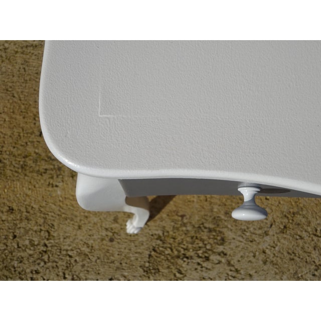 Small White and Gray Dressing Table For Sale - Image 12 of 18