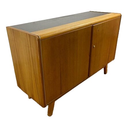 Dresser by Jitona with Black Glass on Top, 1960 For Sale