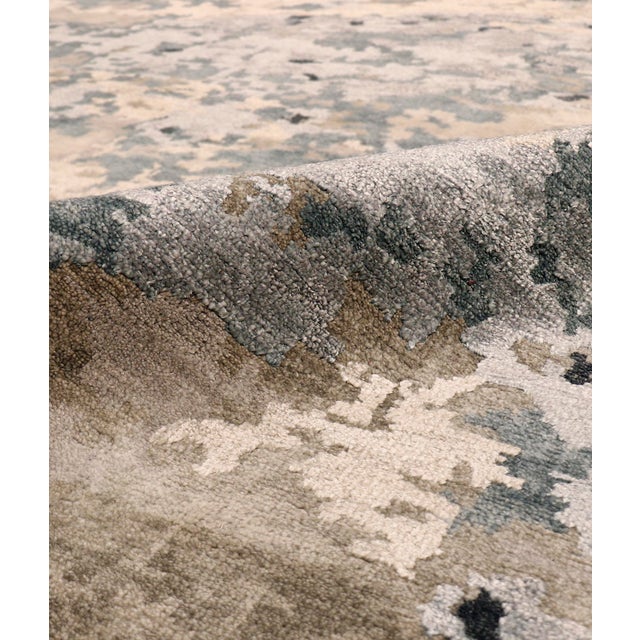 Pasargad Home Transitiona Beige Area Rug- 8'11" X 11'10" For Sale - Image 4 of 5