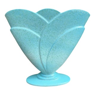 Vintage Large Architectural Lotus Form Vessel by Royal Haeger For Sale