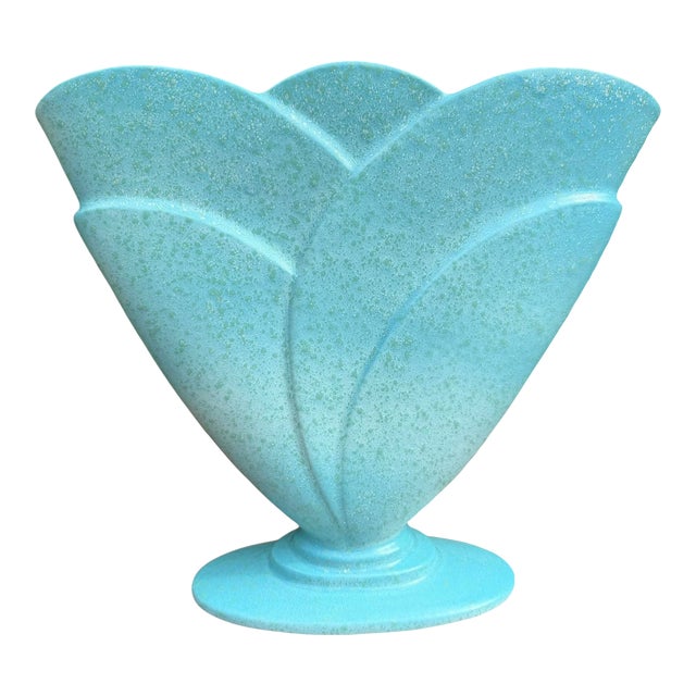 Vintage Large Architectural Lotus Form Vessel by Royal Haeger For Sale
