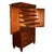 Antique 19thC Flame Mahogany Georgian Regency English Linen Press Chest 1800 For Sale In Portland, OR - Image 6 of 16