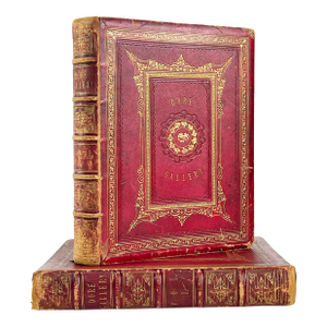 Rare Two Oversized Volume Set, the Doré Gallery: 250 Beautiful Engravings, Vol. I & II Gustave Doré c.1870