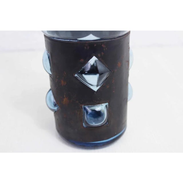 Puffed Glass Bottle, 1960 For Sale - Image 9 of 11