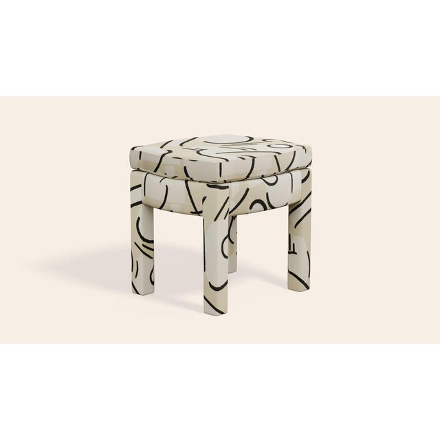 Contemporary Piero Ottoman by Ceraudo For Sale - Image 3 of 8