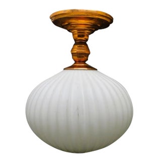 Art Deco Pendant Lamp, Poland, 1950s For Sale