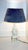 Vintage Italian Porcelain Fabric Shade Table Lamp, 1970s, in Very Good conditions. Designed 1970 to 1979 This piece has an...