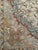 Vintage Persian Tabriz Rug, Finely Hand-Knotted Wool & Silk, Floral Pattern, Ivory & Blue, 7x10 For Sale In Chicago - Image 6 of 9