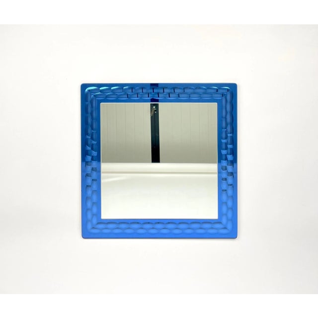 1960s Squared Wall Mirror by Lupi Cristal Luxor, Italy, 1960s For Sale - Image 5 of 11