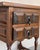 Wood 20th Century Pair of Spanish Nightstands With Two Drawers and Iron Hardware For Sale - Image 7 of 9