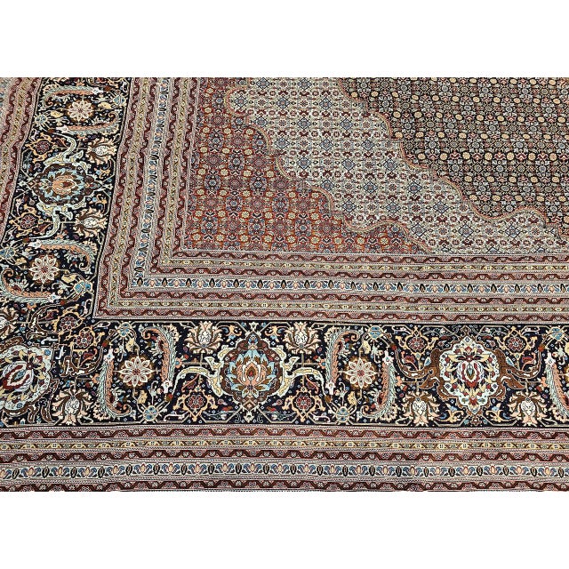 Early 20th Century Tabriz Mahi Rug For Sale - Image 17 of 18