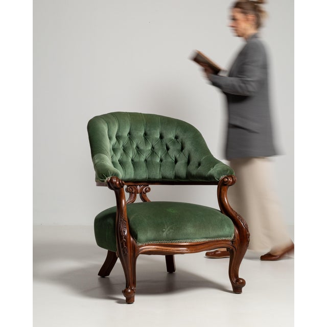 Louis Philippe Accent Chair, Antique, France, 19th Century For Sale In Greensboro - Image 6 of 14