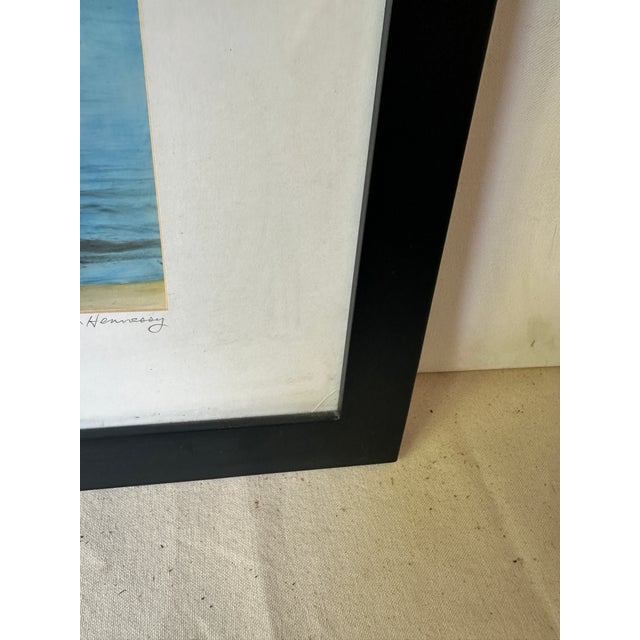 1970s Signed Portuguese Original Painting of Boat Scene, Framed For Sale In Atlanta - Image 6 of 11