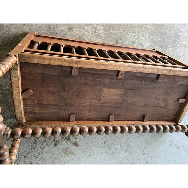 Antique Spanish Colonial Armless Bench For Sale In Chicago - Image 6 of 11