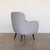Blue 1960s Italian Upholstered Chair For Sale - Image 8 of 14