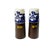 1950s Chinoiserie Boho Chic Blue Willow Ceramic & Walnut Salt and Pepper Shakers - A Pair For Sale
