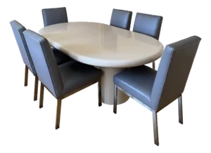 Directional Mid-Century Modern Dinning Set With Chairs by Design Institute America