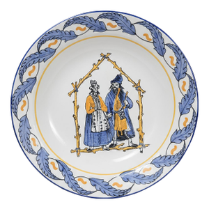 Hungarian Habánia Handpainted Passover Plate – Marta Díj Award Winner
