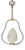 Gold Hanging Light in Murano Glass by Barovier and Toso For Sale - Image 8 of 8