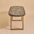 French Mosaic Coffee Table with Brass Base, 1960s For Sale - Image 9 of 13