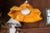 1960s Orange Venini Murano "Hat" Style Pendant by Toni Zuccheri For Sale In New York - Image 6 of 13