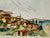 Rustic Henry Emil Salloch Original Watercolor on Paper San Gimignano, Italy. 1970. For Sale - Image 3 of 7