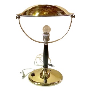 Gardoncini Table Lamp in Brass from Zerowatt,1940s. For Sale