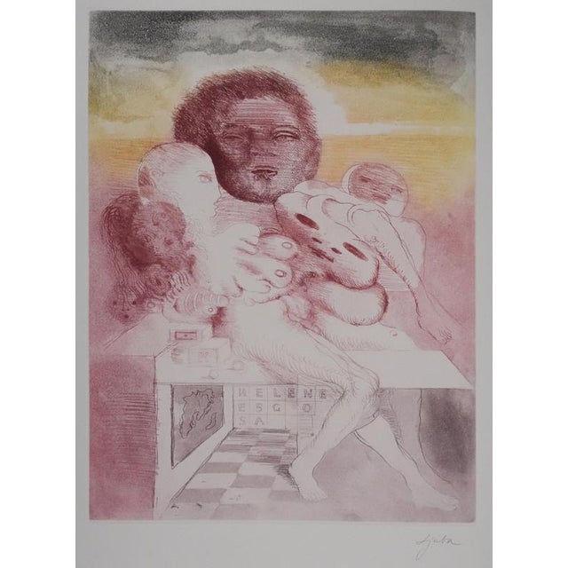 Popovic Ljuba, Silhouettes with Helen, Engraving For Sale - Image 3 of 8