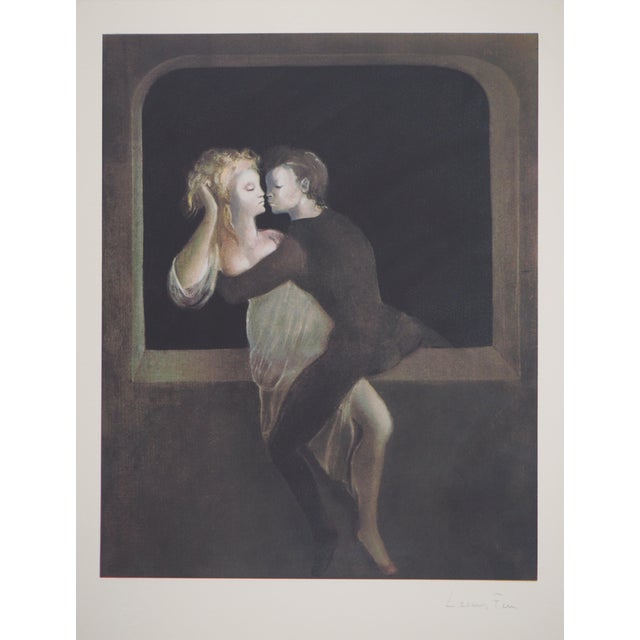 Léonor Fini, Lovers on the Balcony, Original Signed Screenprint For Sale