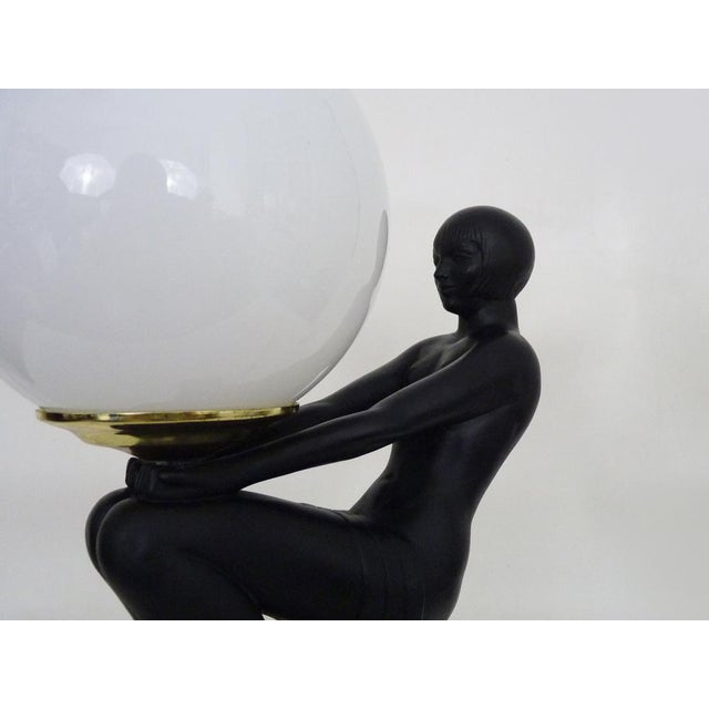 1980s Art Deco Style Desk Lamp by Carlo Bartoli, 1970s For Sale - Image 5 of 12