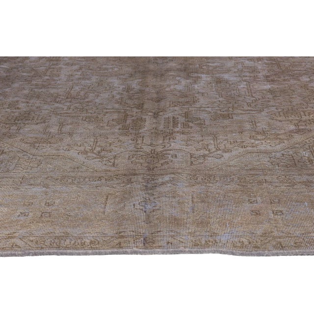 Mid 20th Century Industrial Chic Vintage Turkish Rug 07'10 X 10'11 For Sale - Image 4 of 9