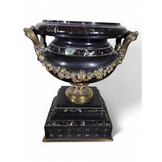 Century Marble and Gilt Bronze Decorative Cup, 1860 For Sale - Image 11 of 13
