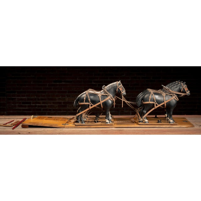 Rustic Antique Salesman Sample Horse Hitch by Milwaukee Saddlery For Sale - Image 3 of 18