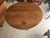 Victorian Antique Round Tiger Oak Table For Sale - Image 3 of 5