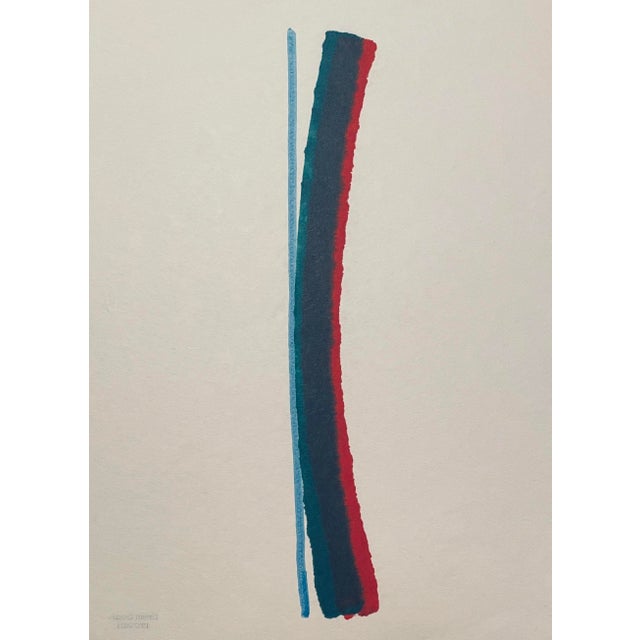Abstract 1980s Dimitri Grachis Abstract Painting For Sale - Image 3 of 3