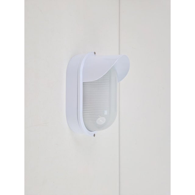 Vintage Simes Outdoor Wall Lamp in Metal & Glass, Italy, 1980s For Sale - Image 11 of 17