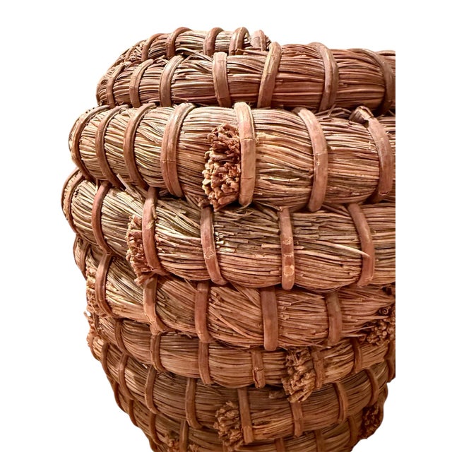 Mid 20th Century American Woven Basket Group- A Set of 4 For Sale - Image 5 of 7