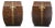 Pair of Bert England for Widdicomb Bombe End Tables, 1965 For Sale