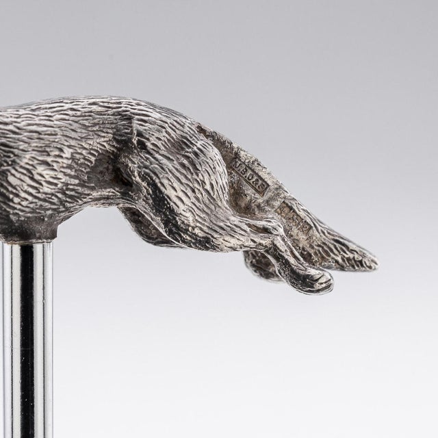 Silver Fox-Shaped Silver Bottle Opener, England, 1965 For Sale - Image 8 of 13
