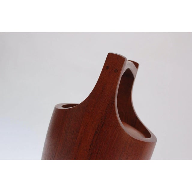 Large Staved Teak Ice Bucket by Jens Quistgaard for Dansk For Sale - Image 9 of 13